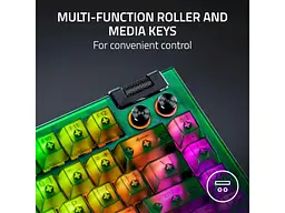 Клавіатура Razer BlackWidow V4 75% Phantom Green Edition (RZ03-05003300-R3M1) - мініатюра 8