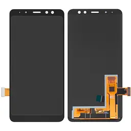 Дисплей Samsung A530 Galaxy A8 2018 чорний, OLED
