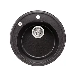Кухонна мийка Lidz D510/200 GRF-13 (LIDZGRF13D510200), Графіт