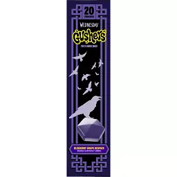 Фруктові жувальні цукерки Gushers Halloween Wednesday со вкусом черники и винограда 20шт 453г - мініатюра 7