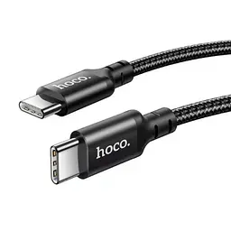 Кабель Hoco U95 Pisces Cable Type-C to Type-C 3A 1,5m Black