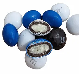 Драже M&M's Cookies & Creme White & Dark Chocolate 80.2г - мініатюра 6