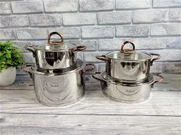 Набір посуду O.M.S. Collection 1087 Bronze 18 предметів - мініатюра 6