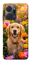 TPU чохол Demsky Flowery labrador для Huawei Honor X7a