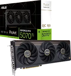 Відеокарта GeForce RTX 5070 Ti 16GB Asus Proart OC (PROART-RTX5070TI-O16G)