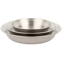 Набір посуду Snow Peak TW-021FK Renewed Tableware Set L Family Stainless steel - мініатюра 2