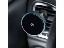 Автомобільний тримач для смартфона Proove Graphite Circle Qi2 15W Black (WHGC15010001) - мініатюра 3