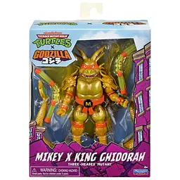 Фігурка Godzilla vs. Kong TMNT x Godzilla – Майкі в образі Короля Гідори (84673) - мініатюра 6