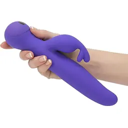Вібратор-кролик Touch by Swan Trio Purple сенсорне керування ротація діаметр 3.8 см - мініатюра 5