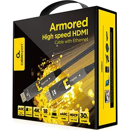 Кабель мультимедійний HDMI to HDMI A/D to A/D 30.0m V.2.0 4K 60Hz Optic (AOC) Cablexpert (CCAP-HDMIDD-AOC-30M) - мініатюра 3
