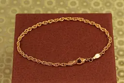 Браслет Xuping Jewelry кордовий 20 см 3 мм золотистий