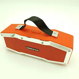 Бездротова акумуляторна колонка Bluetooth акустика FM MP3 AUX USB Hopestar A9 червоний - мініатюра 1