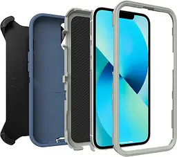Чохол протиударний з кліпсою OtterBox Defender 77-85443 для iPhone 13 (6.1") Fort Blue - мініатюра 3