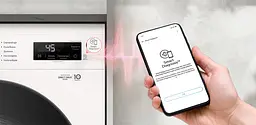 Пральна машина LG фронтальна, 7кг, 1200, A+++, 44см, дисплей, пара, інвертор, білий (F2Y1HS5W) - мініатюра 5