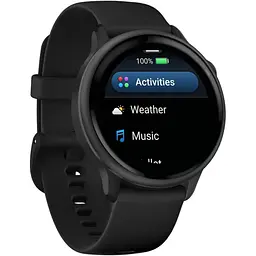 Смарт-годинник Garmin Vivoactive 6 Slate with Black Band [010-02985-00] [137230] - мініатюра 3