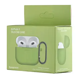 Чохол Silicone Case 1,2mm for AirPods 3 Spearmint - мініатюра 2
