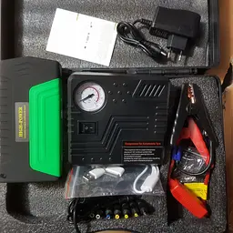 Пуско зарядне Power bank 50800 мА Пускове для авто в кейсі з Насосом - мініатюра 9