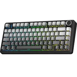 Клавіатура Aula F75 Gasket Reaper Switch Hot-Swap PBT 2.4G/BT Wireless Black Grey (6948391209913) - мініатюра 2