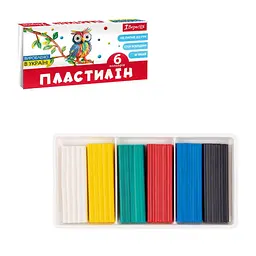 Пластилін 1Вересня 6 кол., 120 г Classic (540653)