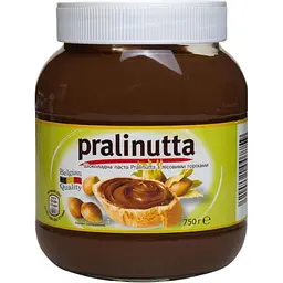 Уцінка. Шоколадна паста Pralinutta з лісовим горіхом 750 г (371590) - мініатюра 1