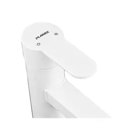 Змішувач для умивальника Plamix RAUL-001-A High White PM0655, Білий - мініатюра 2
