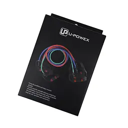 Трубчастий еспандер для фітнесу з ручками Latex resistance tube 20LB U-powex 9 кг fit0012633 - мініатюра 10