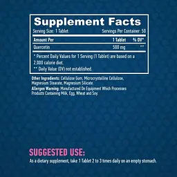 Кверцетін Haya Labs Quercetin 500 мг 50 таблеток (820236) - мініатюра 2