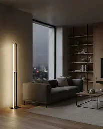 Торшер Goldlux 335227 Cordoba LED 1x25W 4000K 3200Lm IP20 чорний - мініатюра 3