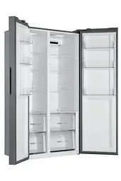 Холодильник Haier SBS, 177.5x90.8х64.7, холод.відд.-337л, мороз.відд.-177л, 2дв., А++, NF, інв., дисплей, сріблястий - мініатюра 5