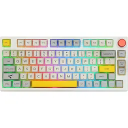 EPOMAKER TH80 Pro 75% гаряча заміна RGB 2.4 ГГц / Bluetooth 5.0 / дротова ігрова механічна клавіатура, з акумулятором ємністю 4000