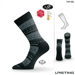 Шкарпетки Lasting TWP 46-49 Сірий