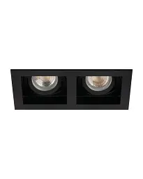 Кільце точкового світильника Kanlux 38368 ARET 2x10W IP20 чорне