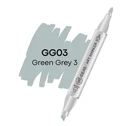 Маркер двосторонній Сіро-зелений 3, GG03, 99IDEAS