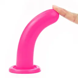 Фалоімітатор LoveToy Holy Dong Medium 13.5 см рожевий - мініатюра 4