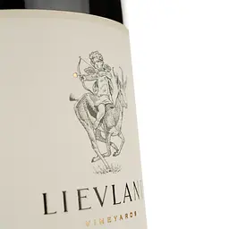 Вино Lievland Pinotage, червоне, сухе, 13,5%, 0,75 л - мініатюра 3