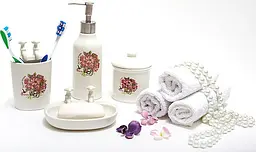 Підставка SAVON для зубних щіток, фарфор Bona 8,3х6,3х13,2 см van0000698 - мініатюра 2