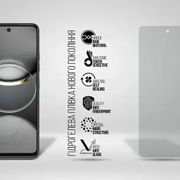 Плівка захисна Armorstandart Matte Tecno Spark 30 4G (KL6) (ARM81386) - мініатюра 2