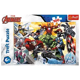 Пазли Trefl Сила Месників Marvel 100 елементів - мініатюра 3