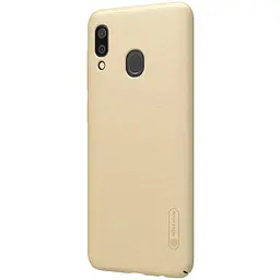 Чохол-накладка Nillkin Super Frosted Shield Samsung Galaxy A30 A305 Gold - мініатюра 3