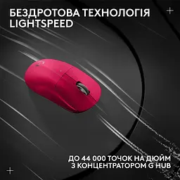 Бездротова миша Logitech G Pro X Superlight 2 LightSpeed Wireless Magenda (910-006797) - мініатюра 9