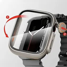Захисний чохол із захисним склом Choice 3 для Apple Watch 40 мм у стилі Ultra Titanium - мініатюра 5