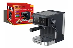 Кофеварка Еспресо зі стимером 1500 Вт 15 бар Top Kitchen Tk00216