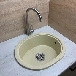 Кухонна мийка Adamant Circum 500x425x180 Бежевий ivory 626223 - мініатюра 2