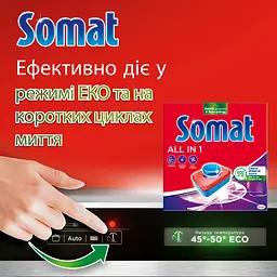 Набір таблеток для посудомийної машини Somat All in 1 Extra Duo 85 + 85 шт. - мініатюра 4