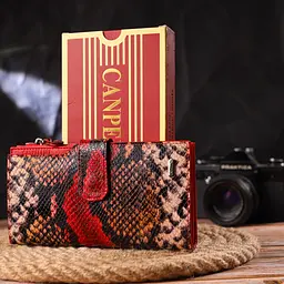 Жіночий шкіряний гаманець Canpellini 10х18,7х2 см acs0025146 - мініатюра 9