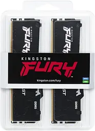Пам'ять ПК Kingston DDR5 64GB KIT (32GBx2) 6000 FURY Beast RGB - мініатюра 5