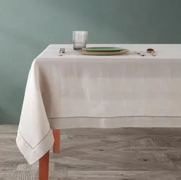 Скатертина Lotus Home Benna Linen 250 х 170 см сіра (svt-2000022323413)