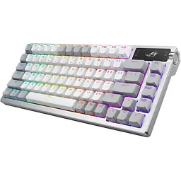 Клавіатура ASUS ROG Azoth Switch NX Red ENG RGB Wireless White (90MP031A-BKUA11) - мініатюра 2