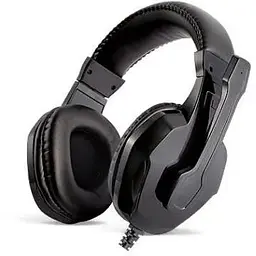 Навушники Real-El GDX-7200 чорний Mini jack 3.5 мм накладні мікрофон кабель 2.2 м