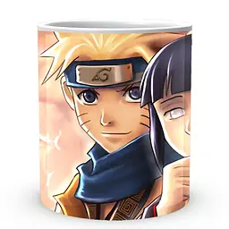 Кухоль GeekLand Наруто Naruto Хіната та Наруто Світанок NA.02.317 330 мл білий - мініатюра 2